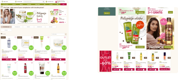 Improving engagement of Yves Rocher website with product badges and smart merchandising