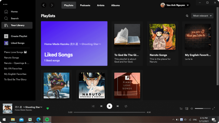 Image showing Spotify's recommendation 