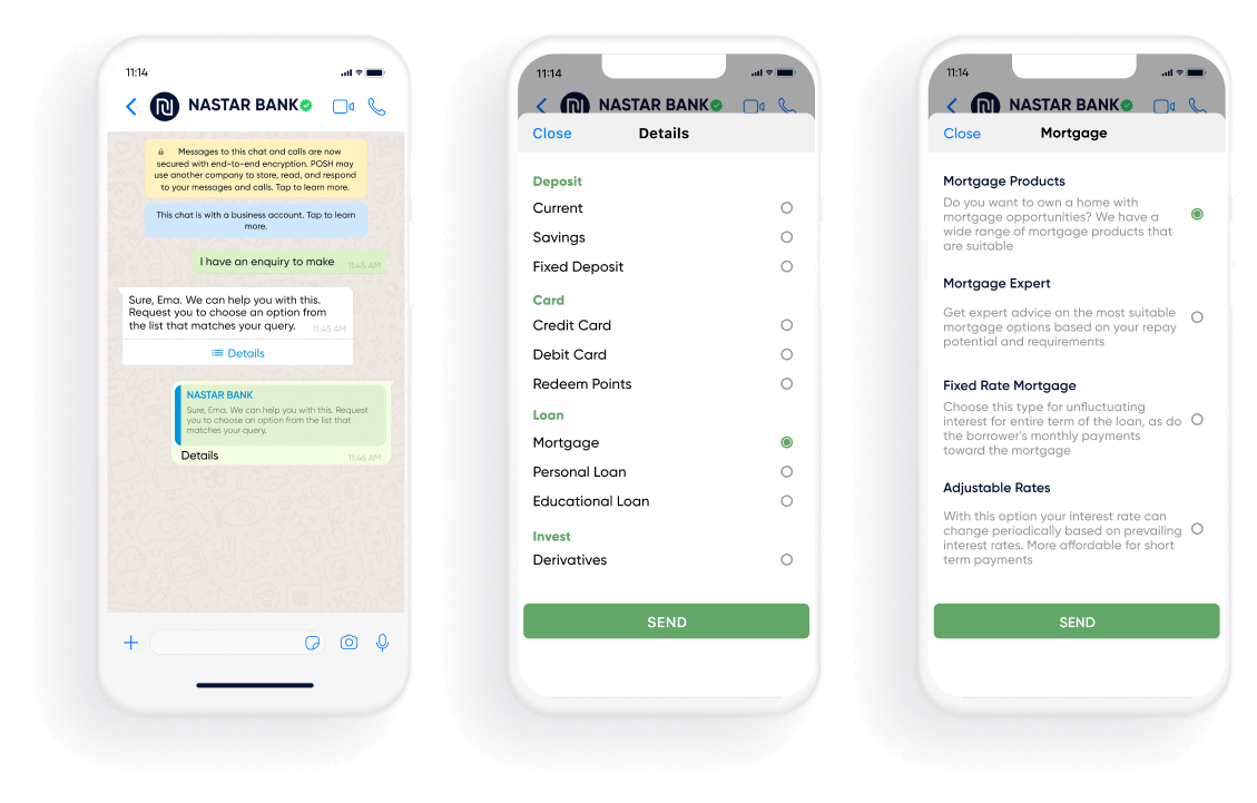 Banking and insurance: Conversational lead capture and client qualification within WhatsApp Commerce