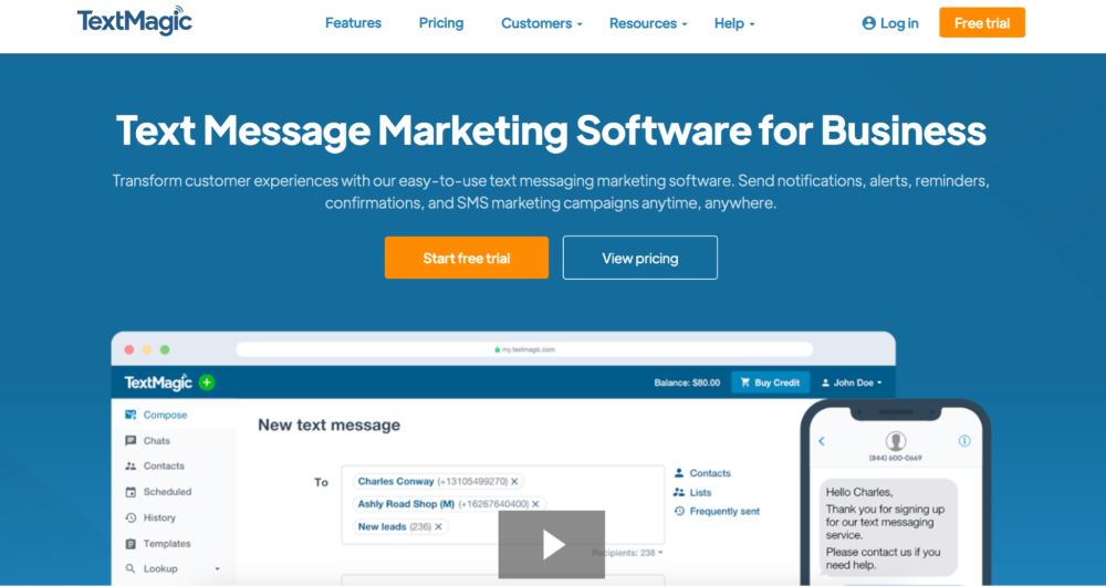 Ytel  All-In-One SMS Marketing Platform