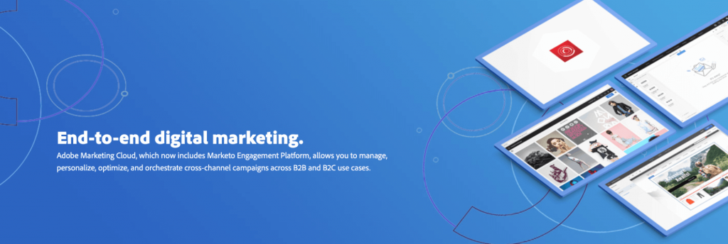 Adobe Marketing Cloud homepage