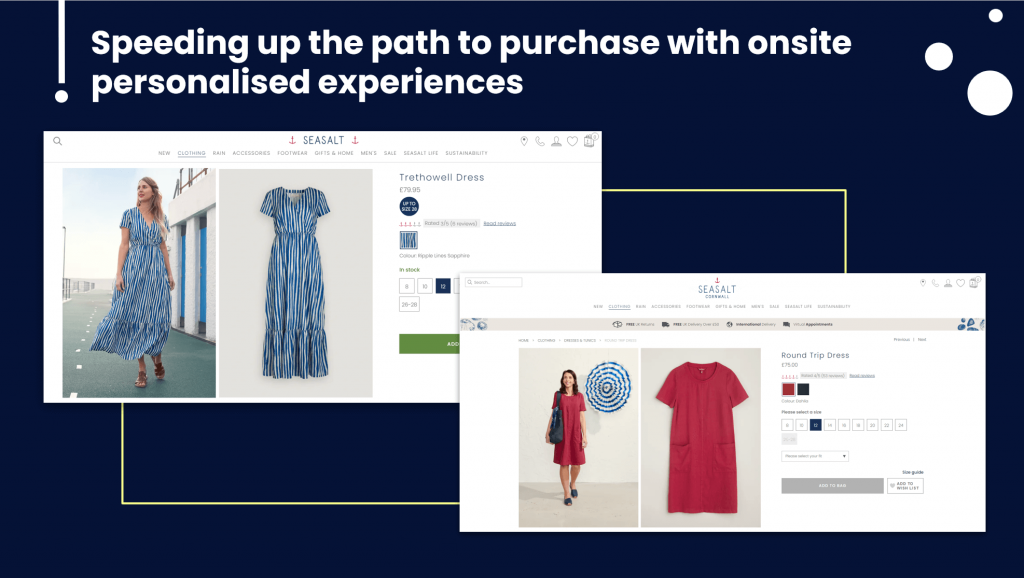 Speeding up the path to purchase with onsite personalized experiences from Insider