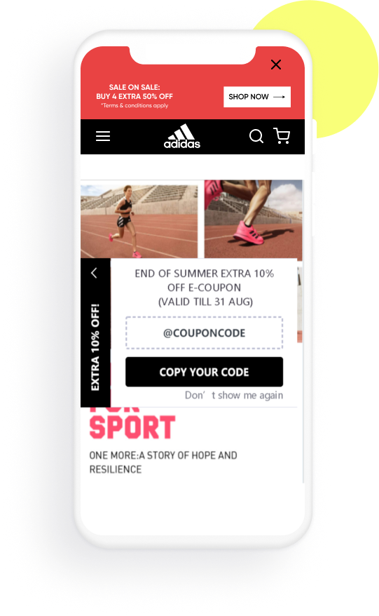 Adidas increased AOV by 259% and conversion rate by 13% | Insider
