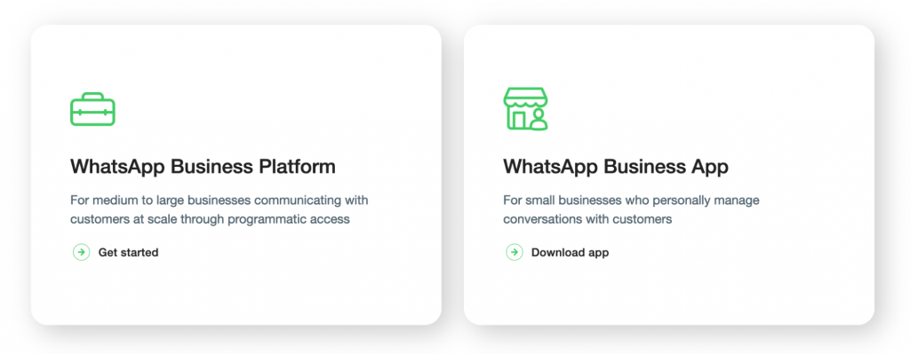 WhatsApp Business Platform vs WhatsApp Business App