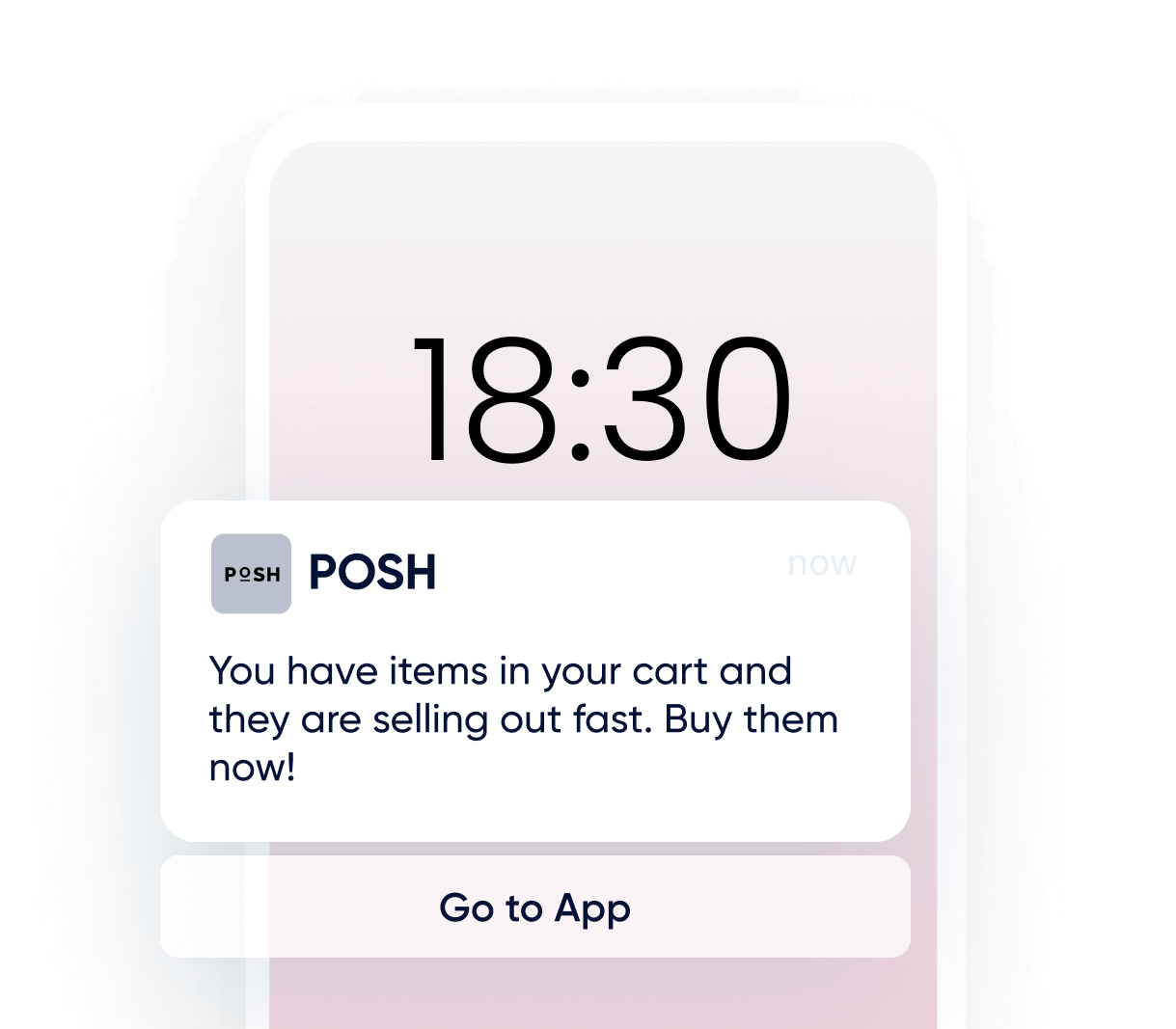 Insider's App Push Notifications including personalized product recommendations