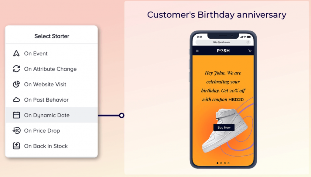 Insider Architect on dynamic date journey start