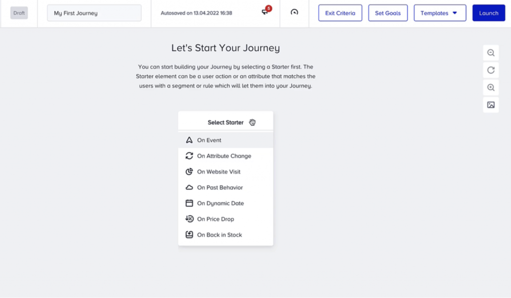 Insider Architect journey start options