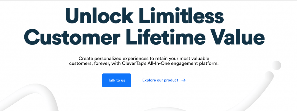 CleverTap homepage
