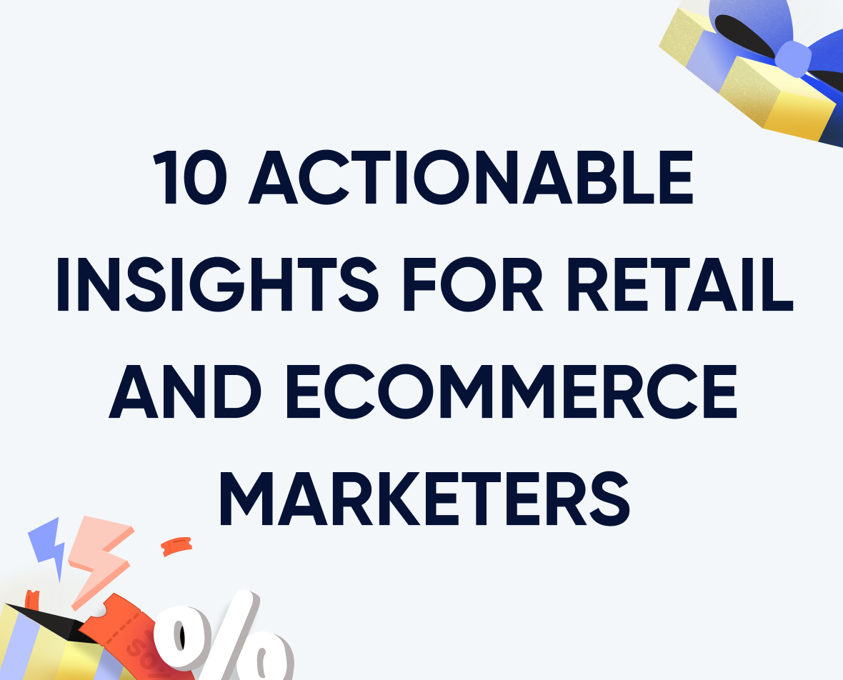10 actionable insights for retail and eCommerce marketers from Black Friday weekend 2023 Featured Image
