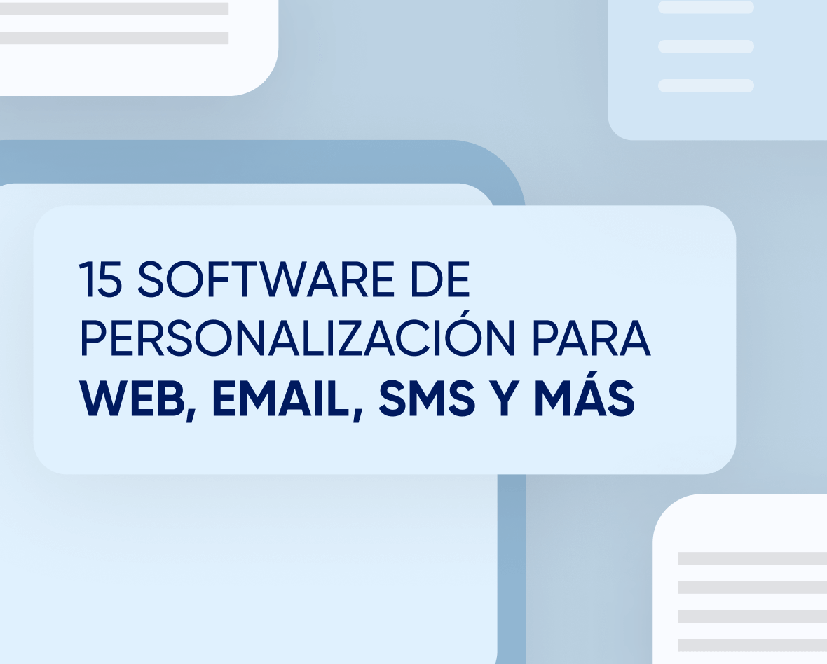 15 Software de Personalización para Web, Email, SMS y Más Featured Image