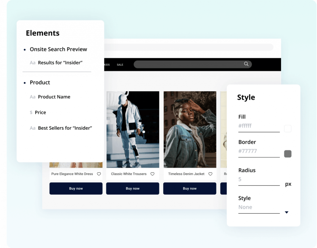 Insider's Eureka for ecommerce site search
